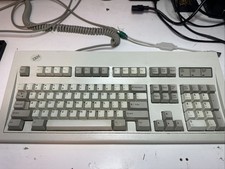 IBM 1391401 Model M Clicky Keyboard Ps2 Apr 90 TESTED WORKING