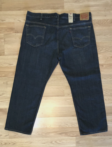 Levi Strauss Herren 569 blau Denim Jeans Hose 5 Taschen lockere Passform gerade 44 x 30 neu mit Etikett - Bild 4 von 13