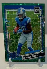 2023 Panini Donruss Optic - Rated Rookie Green Velocity Prizm #236 Jahmyr Gibbs