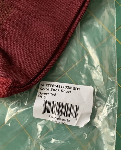 POC Seize Socken - kurz - Größe M - granatrot - neu - Bild 2 von 3