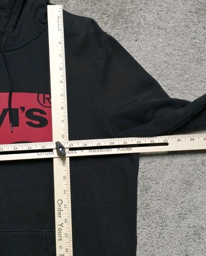 Vintage Levis Batwing Logo Hoodie Mens Large Pullover Athletic 90s Y2K - Picture 14 of 15
