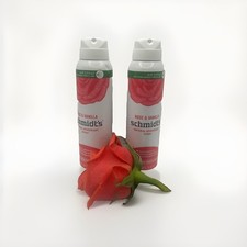 Lot Of 2 Schmidt's 48hr Natural Deodorant Spray Rose  Vanilla 3.2oz