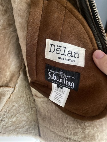 Lederjacke Mit Fell Gefüttert Herren Größe 48 (M) Delan - Bild 5 von 14