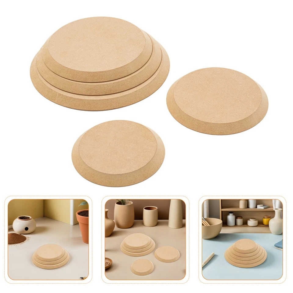 Molde de cerámica de 5 piezas para moldes formadores de cerámica de madera de arcilla Foto 4 de 4