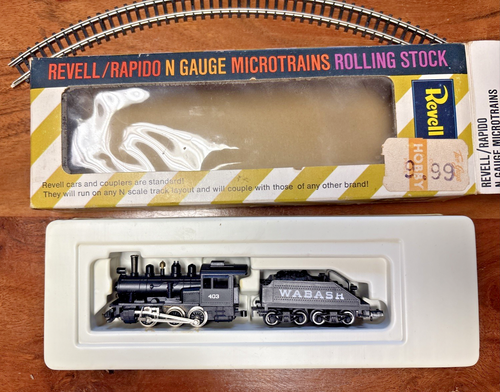 Revell / Rapido N-2342 Wabash 0-6-0 Dampflok & Tender — Spur N Vintage - Bild 2 von 15