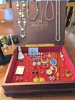 Vintage to Modern Jewelry Lot with Crown Trifari, Giovanni  + Sterling Silver#38