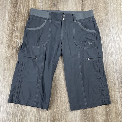 Pantalones capri elásticos grises para senderismo talla 10 KUHL Trekr™ Kapri para mujer - Imagen 2 de 20