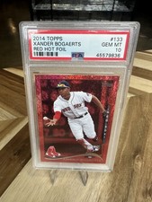 2014 Topps Xander Bogaerts Red Hot Foil Parallel #133 Rookie RC PSA 10