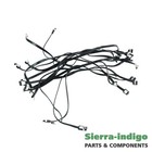 Restposten 12 x Schwarz-Weiß PC SATA Kabel 45cm 16" lang gerade - 90 Grad