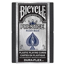 Bicycle Prestige Rider Back Plastic Dura-Flex Playing Cards, Poker Size...