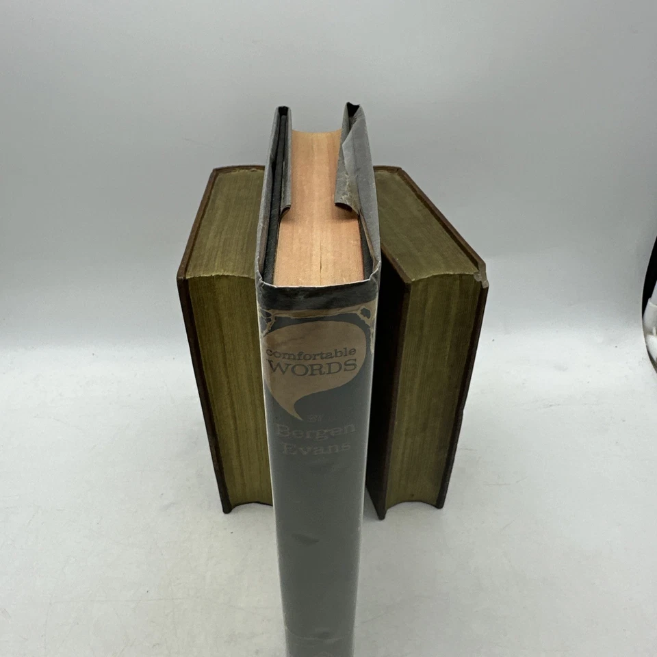 Comfortable Words Bergen Evans 1961 4th Printing Random House HCDJ -17 - Image 3 of 4