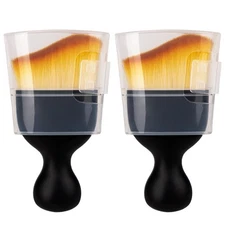 2pcs Car Interior Detailing Brush Auto Car Detailing Brush Dusting Brush Soft Br