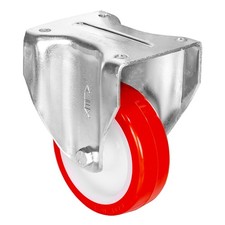 Box of 12 Units - 6" Rgd Nylon Caster Zn Plated PU 992 lb