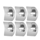 6pcs Stainless Steel Finger Shield Vegetable Hand Guard Kitchen Mandolin Slicer