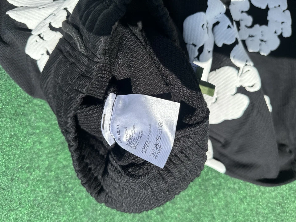 G2U джинсовой ткани слезы хлопок венок шорты черный SXL - Изображение 3 из 4