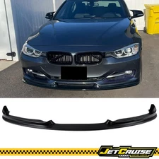 Fits 12-15 BMW F30 3-Series Sedan H-Style Front Bumper Lip Spoiler Unpainted PU