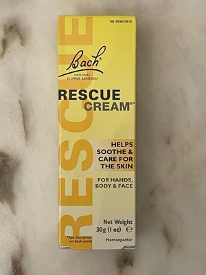 Bach Rescue Cream Homeopathic Remedy 30g 1oz Crab Apple/Rock Rose JUNE2026