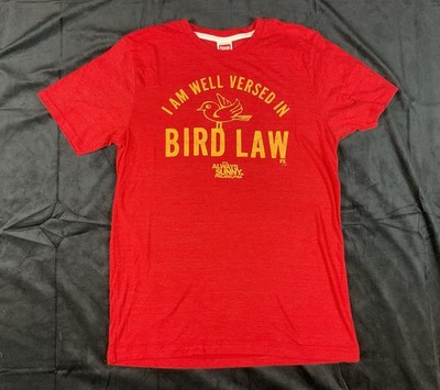 Homage Shirt Well Versed Bird Law Its Always Sunny Philadelphia IASIP Medium M
