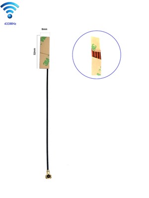 433MHz FPC(internal) 2dBi Antenna Adhesiv(Mounting) 10~20cm RF0.81 I.PX4 50 