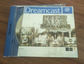 Kiss Psycho Circus The Nightmare Child Sega Dreamcast PAL complete