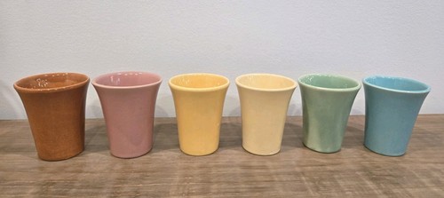 Set Of 6 Vintage Bauer No Ring Tumblers - Picture 2 of 11