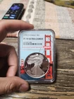 1992-S Proof Silver Eagle 1 oz NGC Golden Gate Bridge NGC PF70