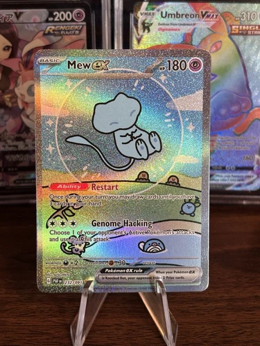 Pokémon TCG Mew 232/091 Special Illustration Rare Full Art Holo Paldean Fates