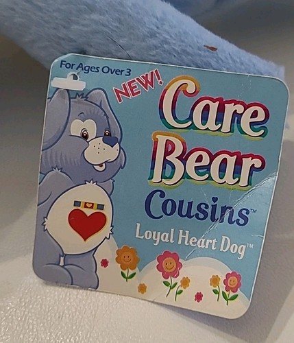 Care Bear Cousins Loyal Heart Dog 13"  Plush 2005 Error Eye Patch Wrong Side   ⬇ - Picture 14 of 22