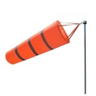 80cm Airport Windsock 30" Long Outdoor Wind SOCK w/ Reflective Belts Grommet G