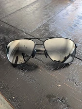 Maui Jim Castles MJ 728-2M Pilot Black Gray - Read description