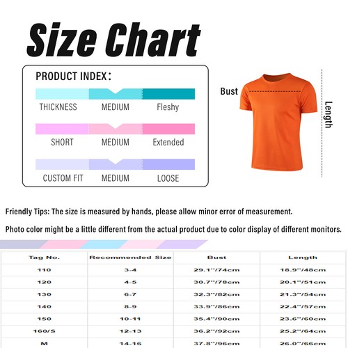 Kids Boys Short Sleeve T-Shirts Quick Dry Rash Guard Tees Shirts Summer Tops - Picture 22 of 22