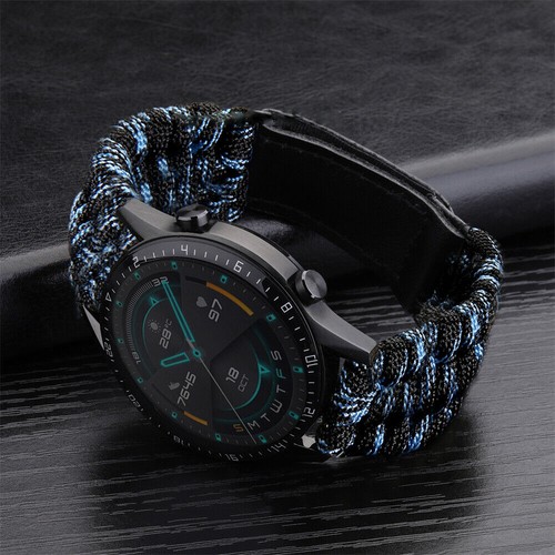 Nylon Rope Band Strap For Samsung Galaxy Watch 4 Classic 42/46mm 3 41/45mm S3 S2 - Picture 19 of 22