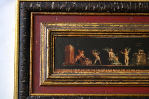 Victorius Italian Fresco reproduction Cupid Frieze House of the Vettii Pompeii - Picture 4 of 9