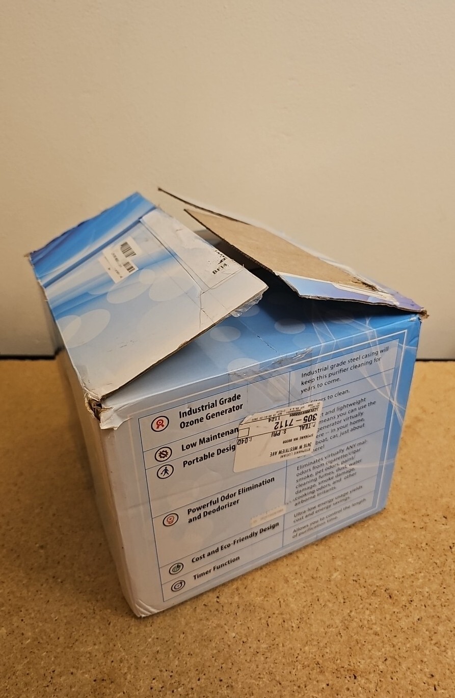 Enerzen O777 40,000 mg/h Ozone Generator Deodorizer Air Purifier