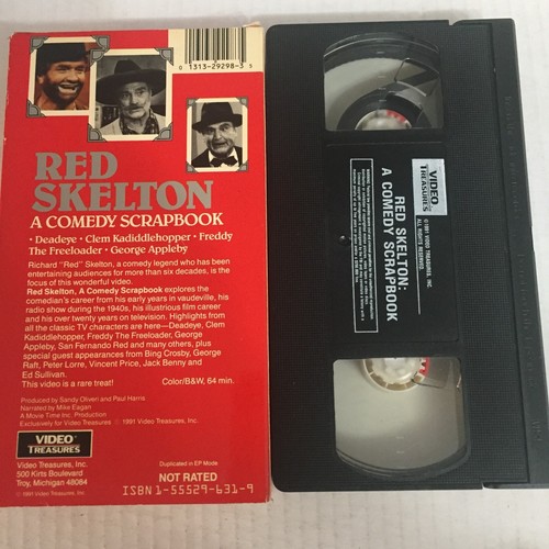 Red Skelton A Comedy Scrapebook VHS Tape:  Ships Same Day With Tracking - Picture 2 of 2