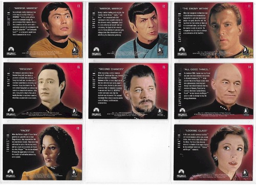 Star Trek 30 Jahre Phase 2 - 8 (von 9) Karten "Doppelgänger" Set F1-9 - F8 fehlt - Bild 5 von 5