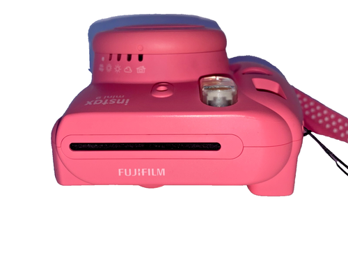 Fujifilm Instax Mini 9 Instant Film Camera - Flamingo Pink With Strap Working! - Picture 5 of 7