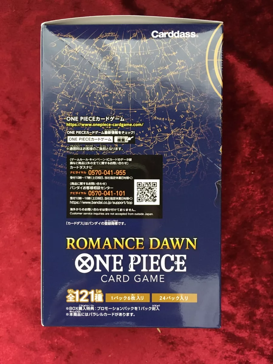 One Piece Trading Card Game Romance Dawn OP-01 Booster Box Bandai