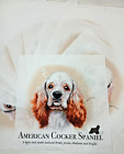 10 American Cocker Spaniel 8X8 inch Fabric Quilt Squares