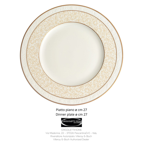 Villeroy & Boch - Ivoire - plato plano CM 27 - Distribuidor Autorizado - Imagen 1 de 5