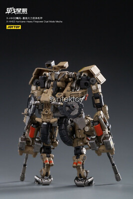 JOY JT1019 X-HH02 Hurricane-Heavy Firepower Dual Mecha 1/18 Scale Action Figure