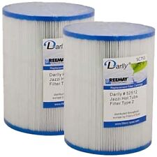 2x Darlly SC753 Spa Hot Tub Filter to fit Artesian Jazzi Master Spas 52512/PJZ16