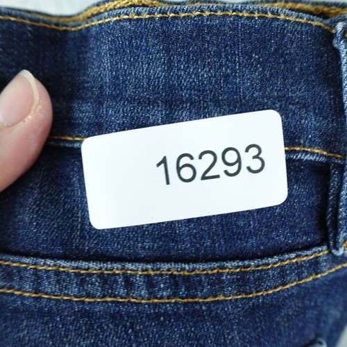 Frame Womens Jeans 25 Blue Le Skinny De Jeanne Medium Wash Zip Pocket Distressed - Picture 13 of 13