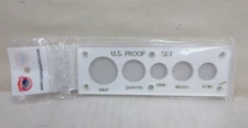 Capital Plastic Coin Holder #11 U.S. Proof Set Cent to Half 5-Coin Display White