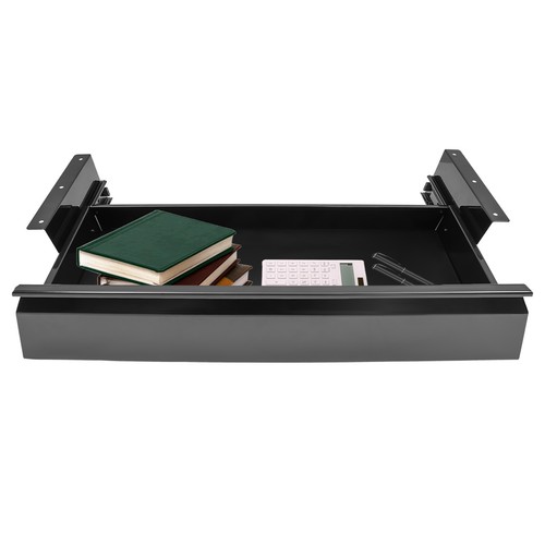 33?? Black Space Saver Sliding Under Desk Storage Drawer Pull-out Drawer - Picture 10 of 20