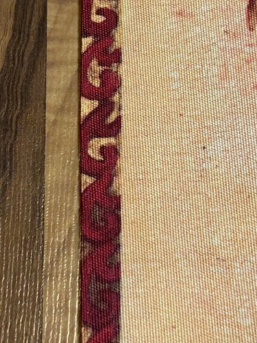 Tischset 4er Set Orchideen Wendetisch Gedeck asiatisch rot gelb Blumen Batik - Bild 7 von 12