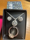 Avon Solitaire Pendant/Ring/ Earrings Set, Original Jewelry & Box 2019, #5403332