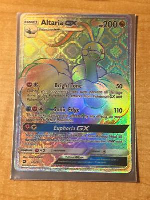 Altaria GX Rainbow Rare 72//70 Dragon Majesty Near Mint Pokemon TCG