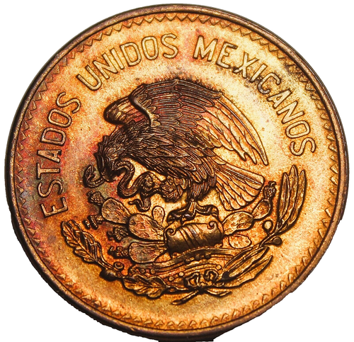 Mexico 20 Centavos, 1944 Gem Unc~Excellent~Free Shipping #A144 - Picture 2 of 2