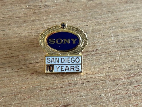 Sony Employee Service Award Anstecknadel 10 Jahre San Diego Vintage Werbung selten - Bild 18 von 21
